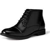 Amazon Essentials Men's Cap Toe Lace Up Ankle Dress Boots