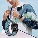 Tiptops 5 Pack Nylon Loop Straps for Fitbit Versa 4/Sense 2/Versa 3/Sense view 7