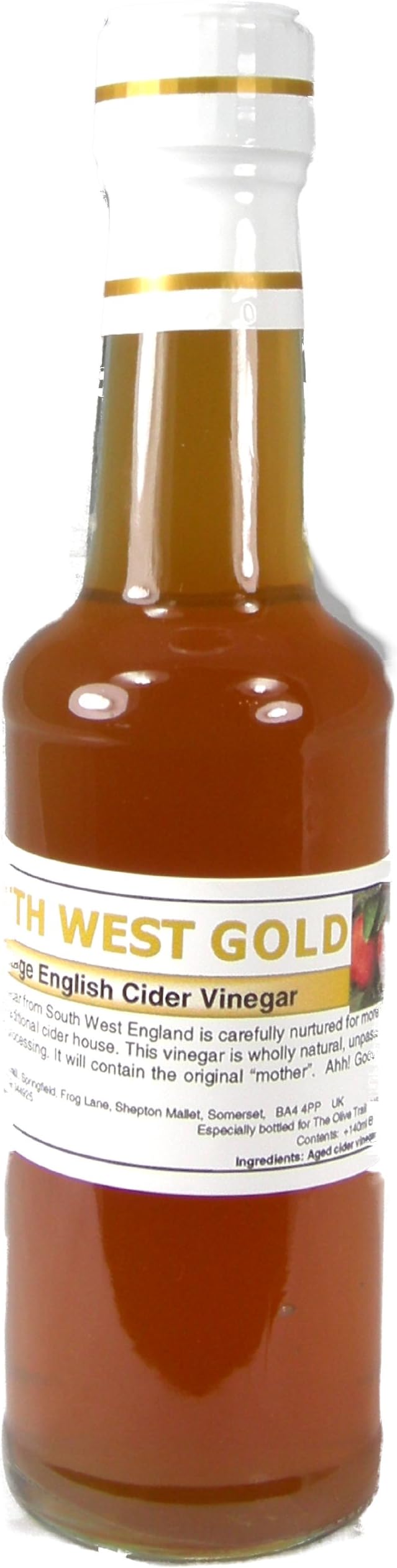 Apple Cider Vinegar Tonic with 'Mother' - 140ml Natural Aged Raw Unfiltered