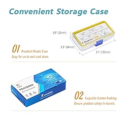 Kadrick 300 Pcs M4 Screw Assortment Button Head