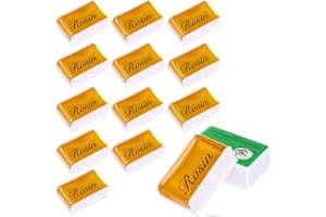 Boao 12 Pcs Rosin Natural for Violin Cello Viola Rosin Light Low Dust for Bows String Music Instrument Accessory