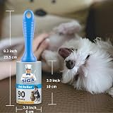 MR.SIGA Extra Sticky Lint Roller 450 Sheets 5-Pack Blue Pet Hair Remover view 4