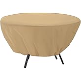 Classic Accessories Terrazzo Water-Resistant 50 Inch Round Patio Table Cover, Outdoor Table Cover