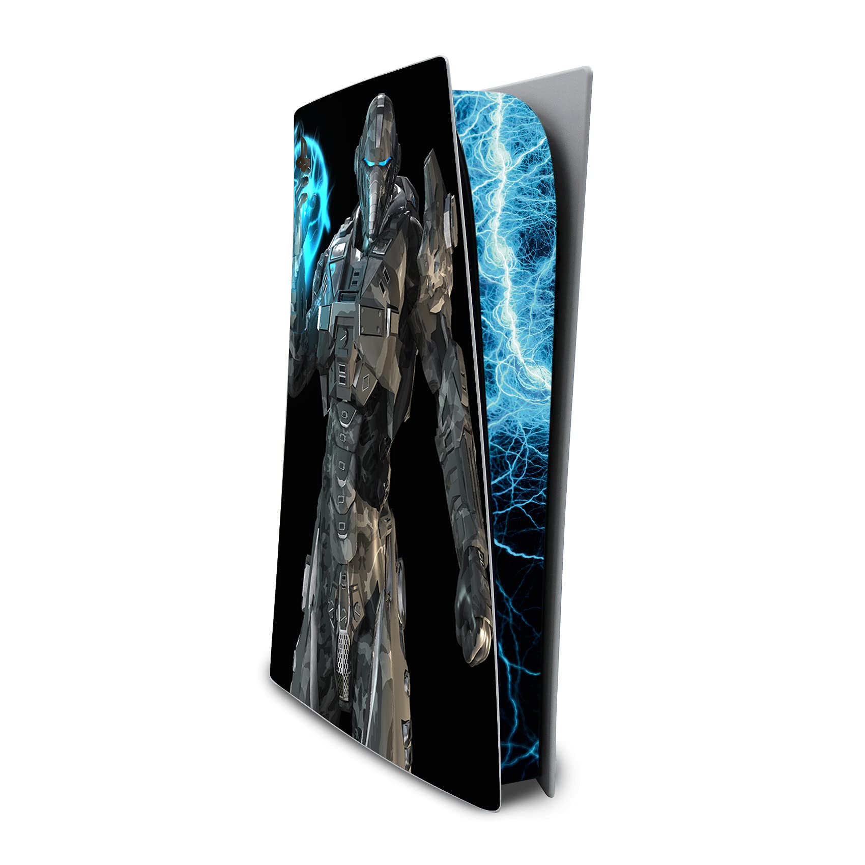 Finest Folia Screen Protector Compatible with PS5 Sticker Case for Games Console Case Sticker Vinyl Film Skin Against Scratches Design Cover RX040 (Disc Edition, No. 40 Soldier)