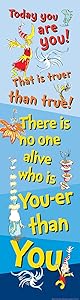 Eureka Dr. Seuss Motivational Back to School Classroom Door Decoration Banner 12'' x 45''
