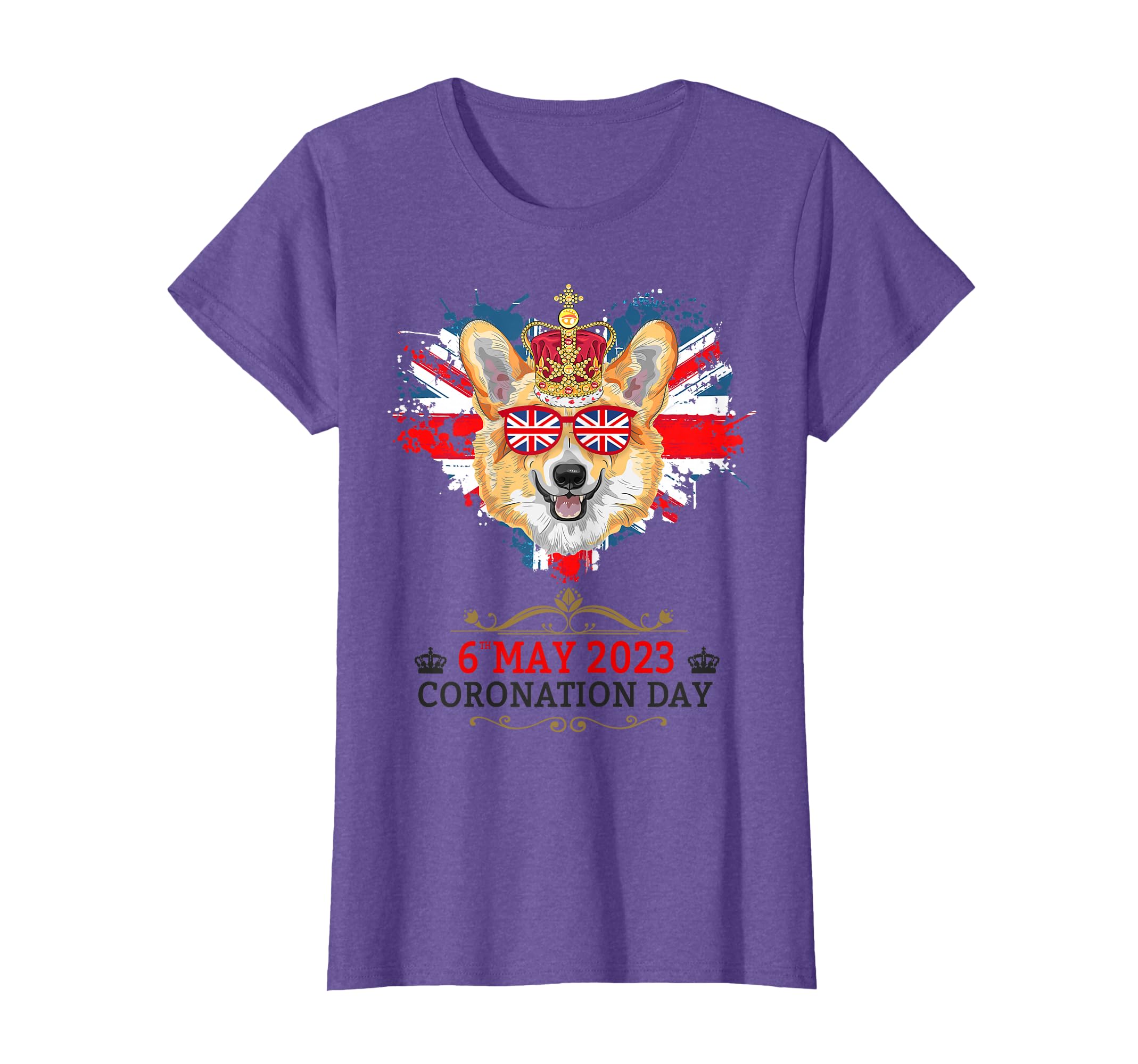Kings Coronation 2023 Union Jack Kids & Coronation Corgi T-Shirt
