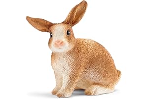 Schleich Farm World, Farm Animal Toys for Boys and Girls Ages 3 and Above, Bunny Rabbit Toy