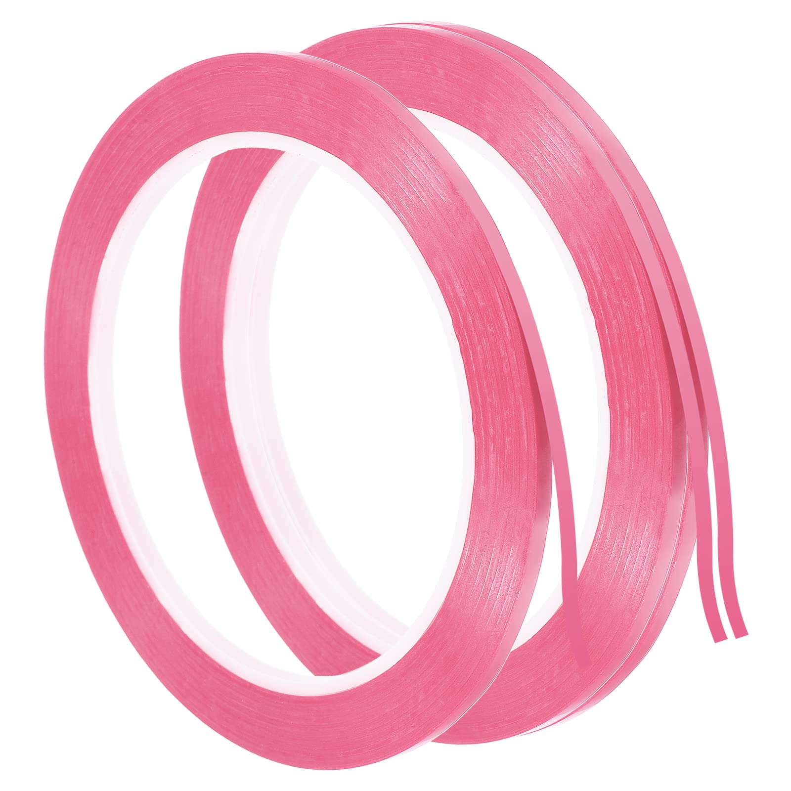 PATIKIL Whiteboard Tape 3mm X 66m, 3 Pack Thin Dry Erase Tape for Graphic Chart Marking DIY Art, Pink