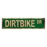 DIRTBIKE DR Vintage Metal Tin Sign, Street