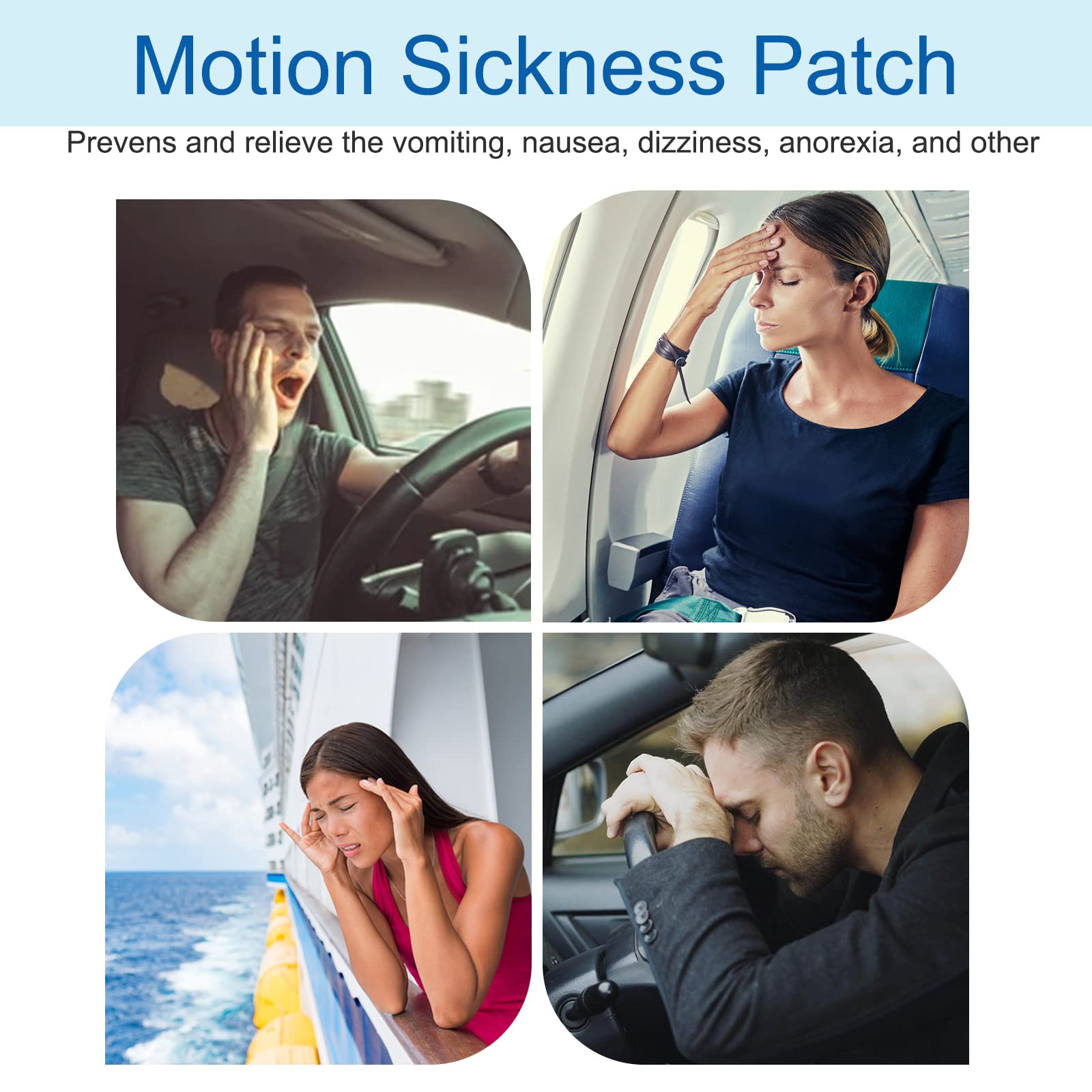 Mua CLOXENY Motion Sickness Patches,40 Count Motion Sickness Patch for