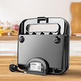 Aigostar Sandwich Toaster Panini Press Deep Fill Non-Stick Plates Indicators view 9