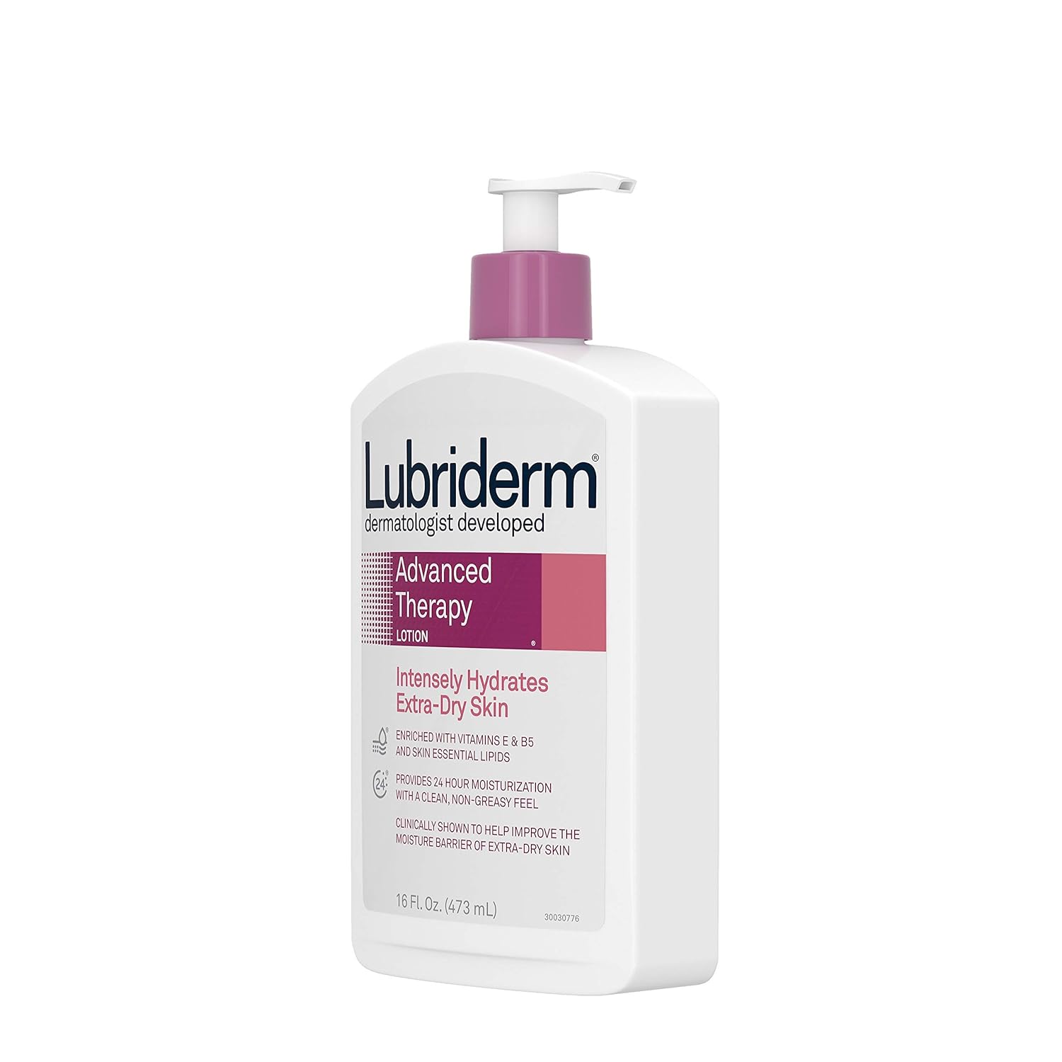 Lubriderm Advanced Therapy Moisturizing Lotion with Vitamins E and B5, Deep Hydration for Extra Dry Skin, Non-Greasy Formula, 16 fl. oz ( Pack of 2) : Body Lotions : Beauty