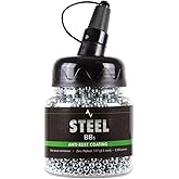 Air Venturi Steel BBS, 177 Cal, 5.1 Grains, Zinc-Plated, 2,500ct,Chrome