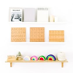 BLUE GINKGO Wooden Alphabet Tracing Board