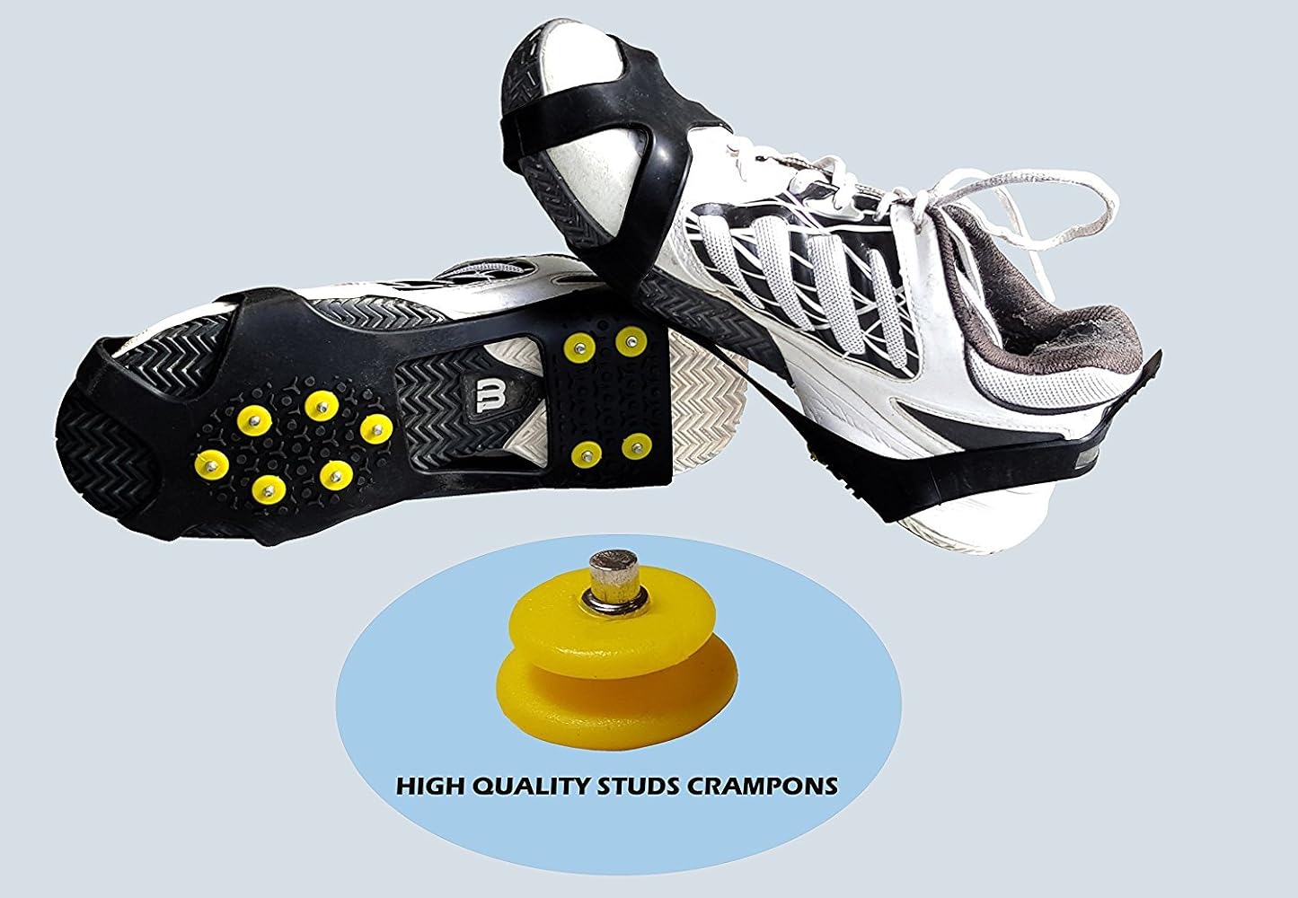 Limm Crampons Ice Traction Cleats Portable Microspikes and Ice Cleats