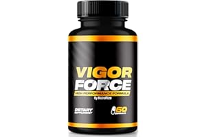 NutraRize Vigor Force for Men, High Performance Male Capsules, All Natural Dietary Supplement for Overall Health and Wellness, Official Pills 50 Review (60 Capsules)