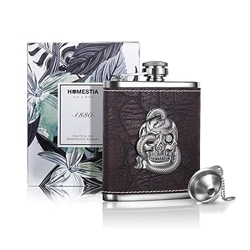 Amazon Co Jp Homestia スキットル フラスコ 山登り スケルトンの