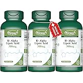 VORST R Alpha Lipoic Acid 300mg 3 x 60 Vegan Capsules | R ALA Powder Pills | Stabilized Antioxidant | 3 Bottles