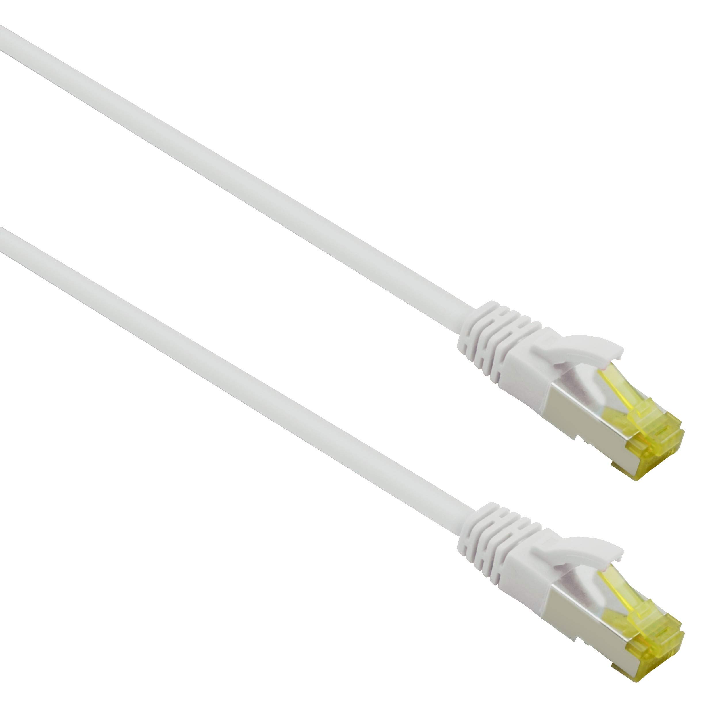 Helos Ultra Flex Patch Cable S/FTP Cat 6a TPE White 20.0 m