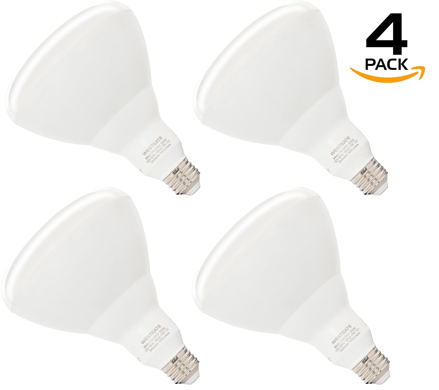 Westgate Lighting BR40 17W LED Light Bulb Dimmable Best LED Bulb