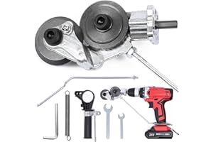 Electric Drill Plate Cutter, High Hardness Metal Electric Drill Shearing Machine, Metal Cutter Drill Attachment with Adapter,