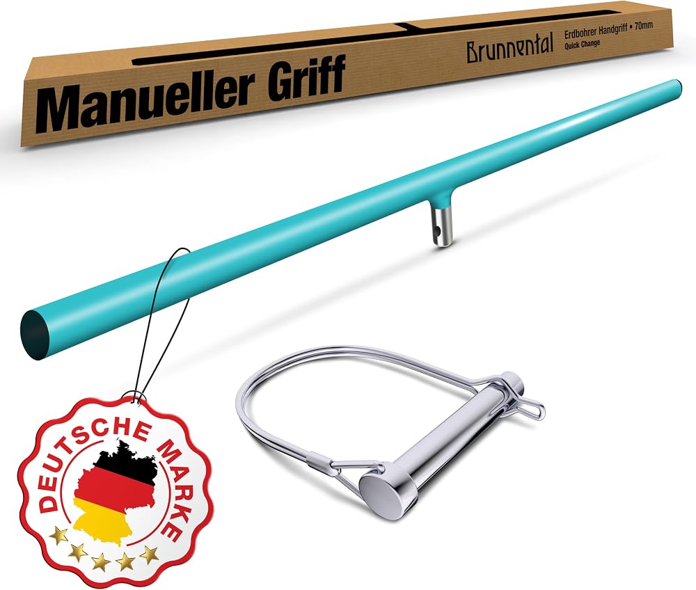 Handle Earth Auger 70cm Long for Well Drilling Construction