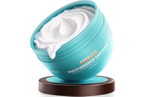 GOWILOVE 5X Penetration Hair Mask with 5 Botanical Oils, HA-Infused Hair Treatment for Ultra Moisture & Hydration, Dual-Protein Biomimetic Repair Keratin Conditioner, Deep Nourish Care for Damaged, Dry Hair