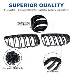 BILLDIO E90 Grille - Front Kidney Grille Double
