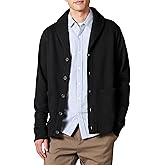 Amazon Essentials Men's Long-Sleeve Fleece Shawl-Collar Cardigan