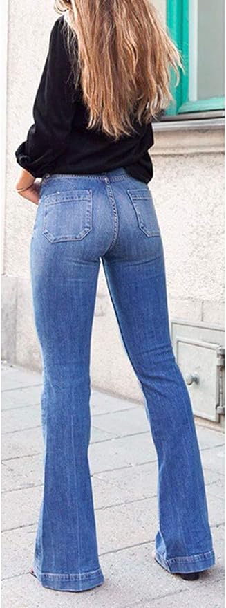 ladies boot leg jeans