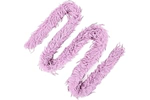 MehelloFeather Faux Feather Boa 2 Yard Featherless Fuzzy Boas for Wedding Party Festival DIY Craft Costume Decoration