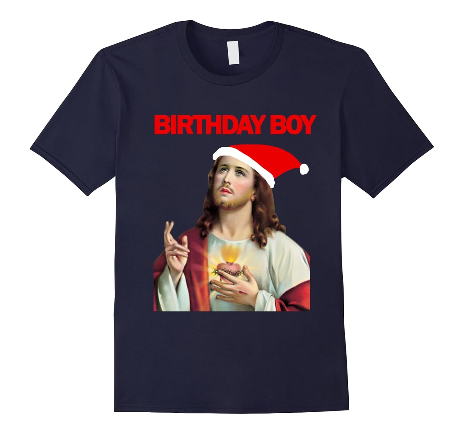 Birthday Boy Jesus Christmas Sweatshirt-Rose