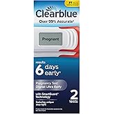 Clearblue Digital Ultra Early Pregnancy Test, No Test Can Tell You Sooner, 2 Digital Tests