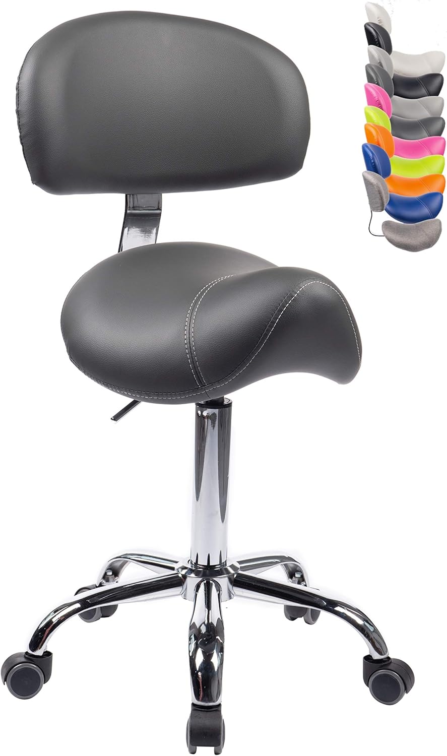 1stuff® Sattelhocker Sattelstuhl MULY BIGBACK - ergonomisches Sitzen