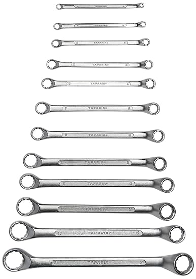 Taparia 1812 Ring Spanner Set (12-Pieces)