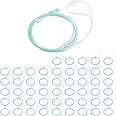 ANSNF Standard Oxygen Nasal Cannula for Adult - 7 ft, Soft Material, Kink Resistant, Lightweight Tubing (50 Pack)