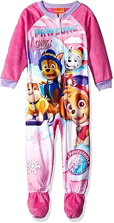 paw patrol footed pajamas