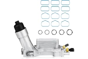 CHABUSHI Fit for 926-959 Aluminum Engine Oil Cooler and Oil Filter Housing Adapter Assembly for Chrysler 300 2011-2018, for Avenger Charger, for Jeep Cherokee, for Wrangler, for Ram Promaster 3.6L V6