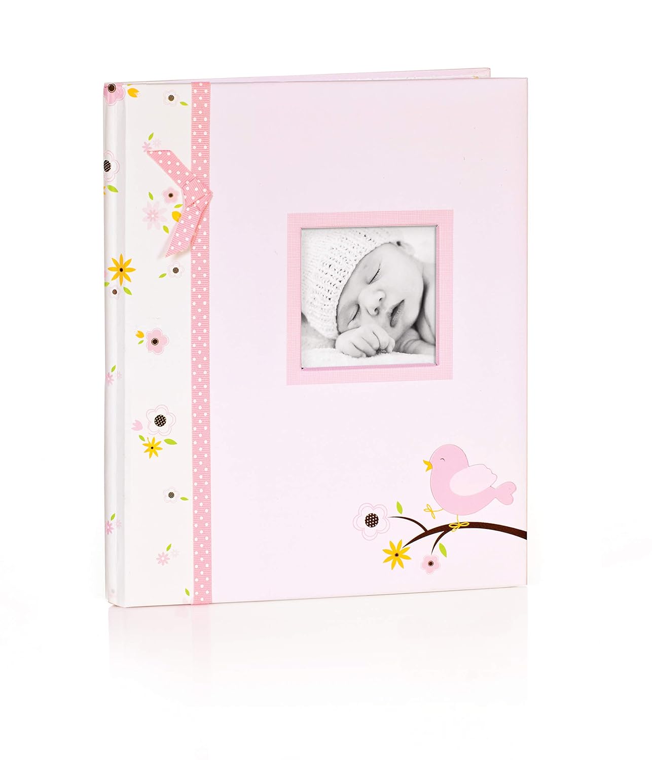 Lil Peach Birdie Baby Five Year Memory Book Photo Journal, Cherish Every Precious Moment of Your Babys First Years, Perfect Baby Shower Gift, Pink : Baby Photo Journals : Baby