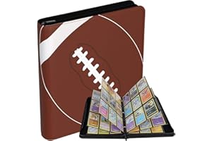 YESOGREAT 900 Pockets Trading Card Binder, Football Card Binder Album Folder with 50 Top-Loading Page Sleeves, 9 Pocket Card Binder for Game Cards, Sports Cards, Baseball Cards