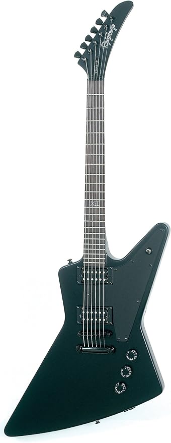 Epiphone Goth 1958 Explorer - Guitarra eléctrica, color pitch black