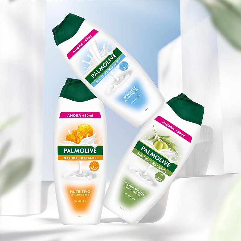 Natural Balance, gel de banho com leite de amêndoa, 12x600ml