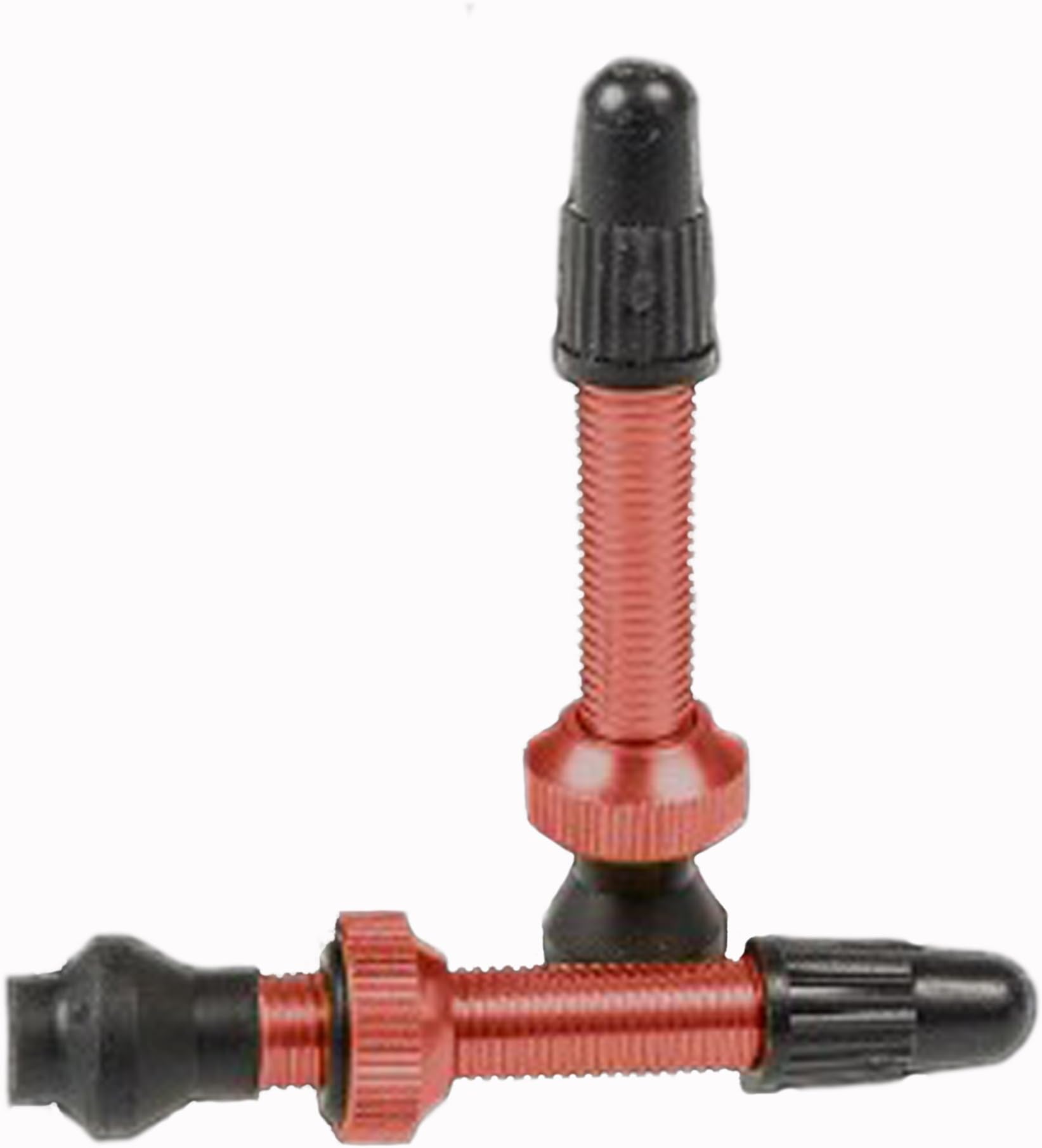 Truckerco Superlight Alloy Speed Evolution Tubeless Tire Valve Stem 38mm Orange/pr