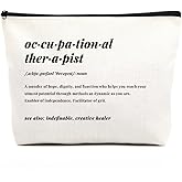 fkovcdy Occupational Therapy Gifts for Women Her Perfect Gifts for Occupational Therapists Retirement Birthday Friendship Gifts for Female Occupational Therapy Worker Makeup Bag