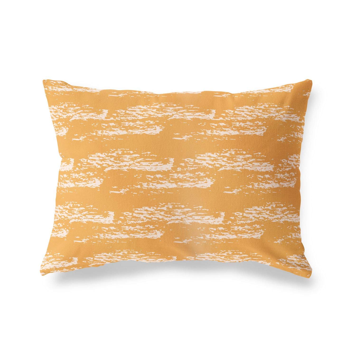 BonaMaison Decorative Cushion Cover, Orange-Off White Throw Pillow Covers, Home Decorative Pillowcases for Livingroom, Sofa, Bedroom, Size: 45X60 Cm - Designed and Manufactured in Turkey