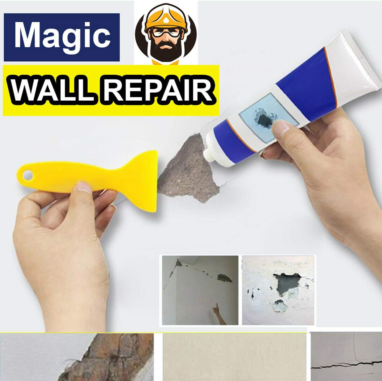 Tezoo 2019 Wall Mending Cream (White)