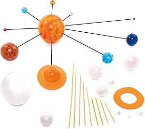 Baker Ross Solar System Kit, Espuma, Blanco, Assorted, 2 Pack