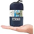 MIQIO Sport 2-in-1 Sleeping Bag Liner and XL Sized Travel Sheet - Ultra Lightweight Sleep Liner Double Travel Bed Sheet - Inlett Inlay