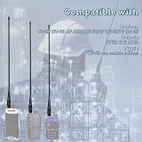 Retevis RHD771 Walkie Talkie Antenna SMA-F VHF UHF 144/430 38cm 34g view 9