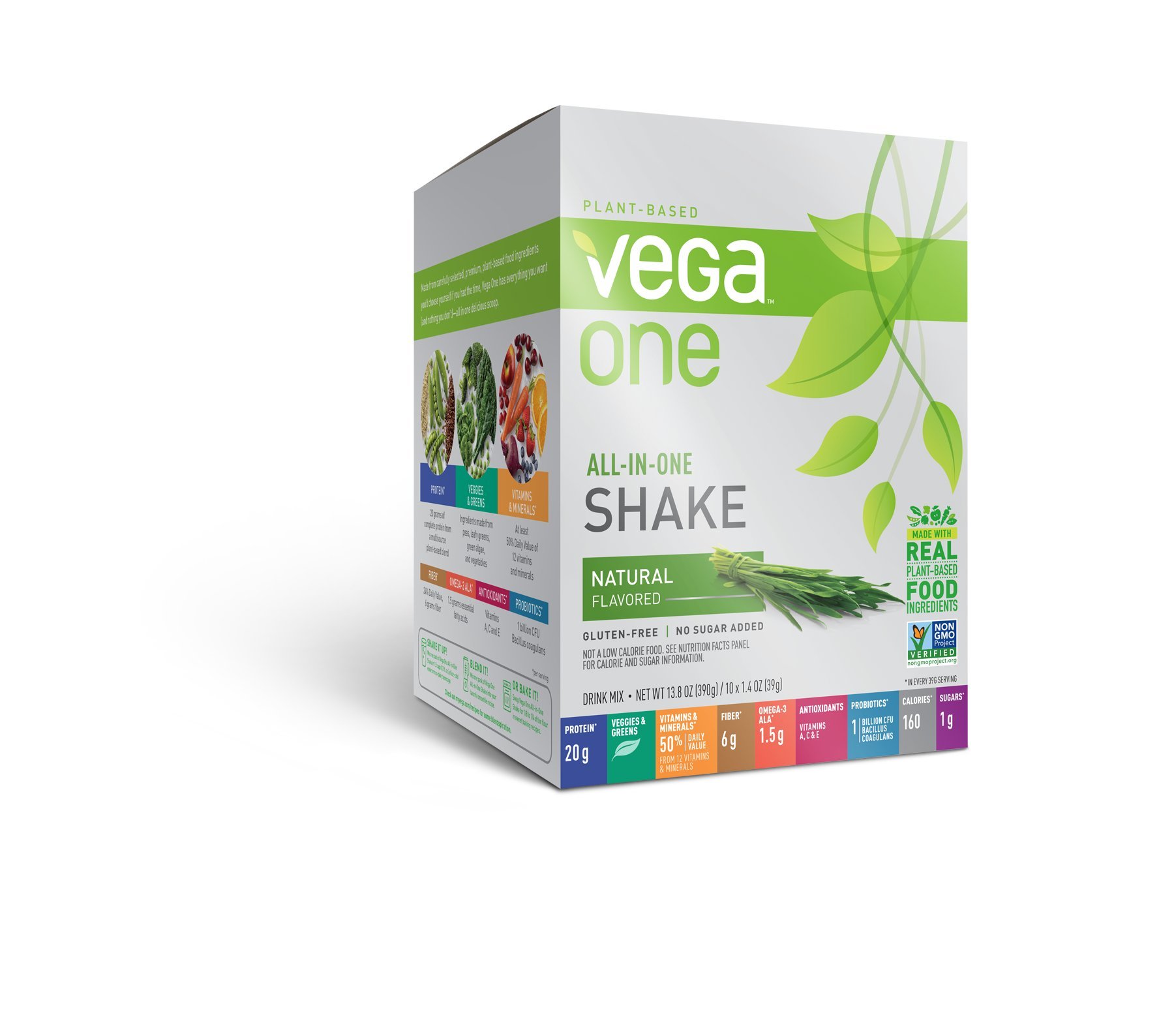 Vega One AllInOne Plant Based Protein Powder, Natural, 30